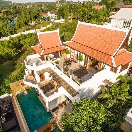 Thai Heritage Villa Melitta Bangrak Bohput, Beach, Pool, Seaviews, 6-Suite, Full Villa, Luxury, Aaa Location Koh Samui Exteriér fotografie