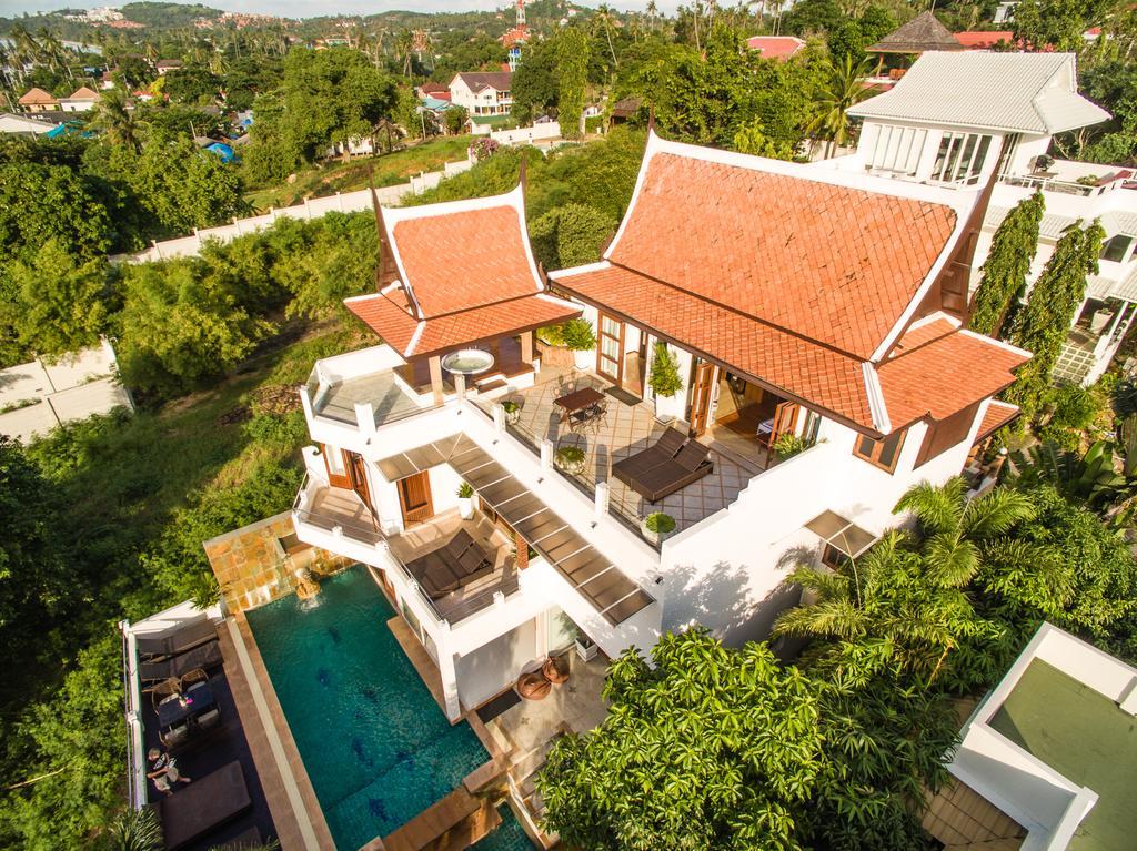 Thai Heritage Villa Melitta Bangrak Bohput, Beach, Pool, Seaviews, 6-Suite, Full Villa, Luxury, Aaa Location Koh Samui Exteriér fotografie